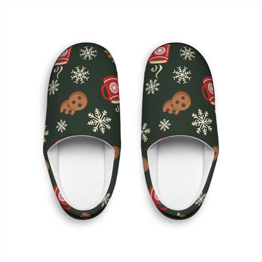 Womens Christmas Morning Indoor Slippers