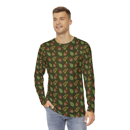 Mens Acorn Serenade Long Sleeve Pajama Shirt