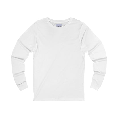 Unisex White Long Sleeve Jersey Pajama Tee