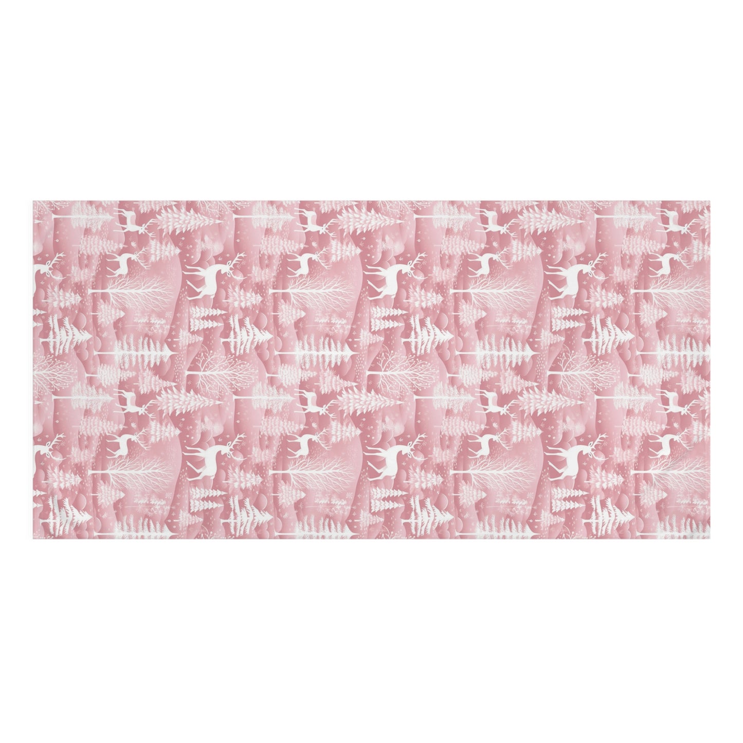 Pink Winter Wonderland Mink-Cotton Towel