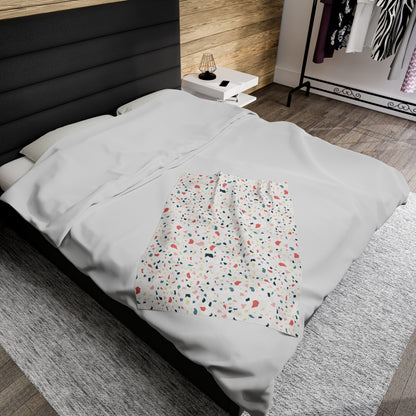 Dots Velveteen Plush Blanket