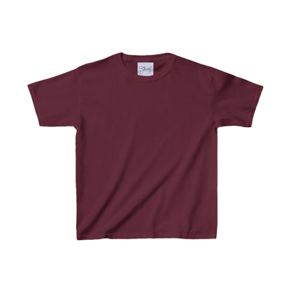 Kids Maroon Heavy Cotton Pajama Tee