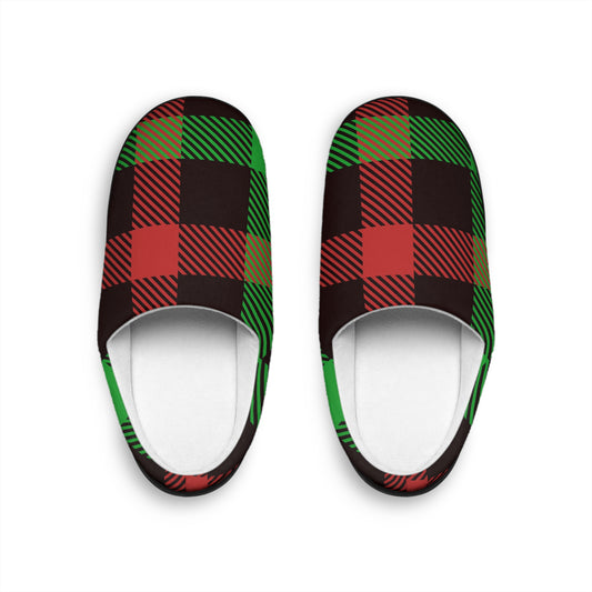 Mens Festive Plain Indoor Slippers