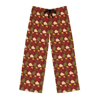 Mens Crisp Leaves Pajama Pants