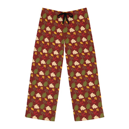 Mens Crisp Leaves Pajama Pants