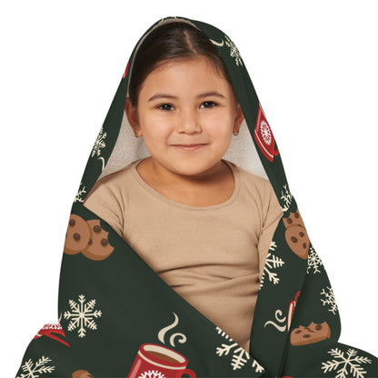 Youth Christmas Morning Hooded Towel