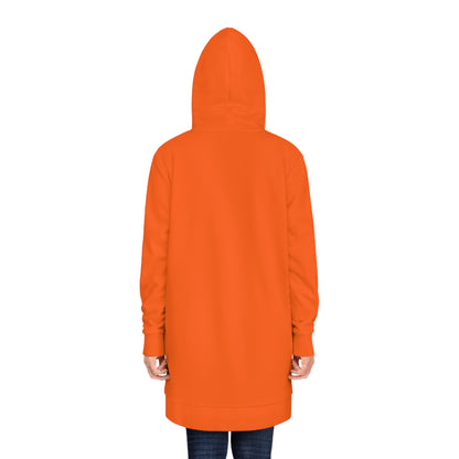 Womens Orange Hoodie Pajama Dress