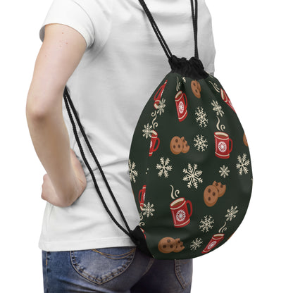 Christmas Morning Drawstring Bag