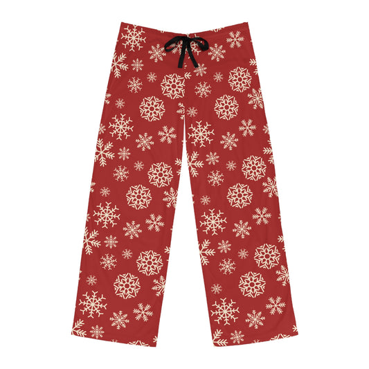 Mens Frosted Snowflakes Pajama Pants