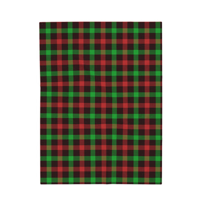 Festive Plain Velveteen Plush Blanket