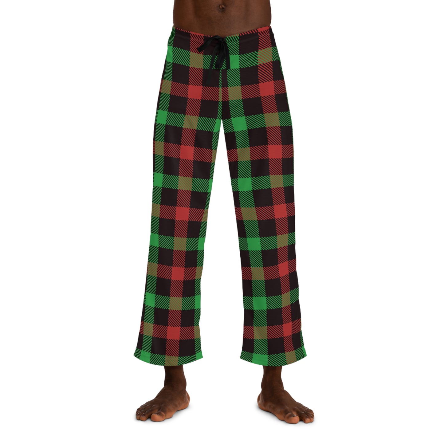 Mens Festive Plain Pajama Pants