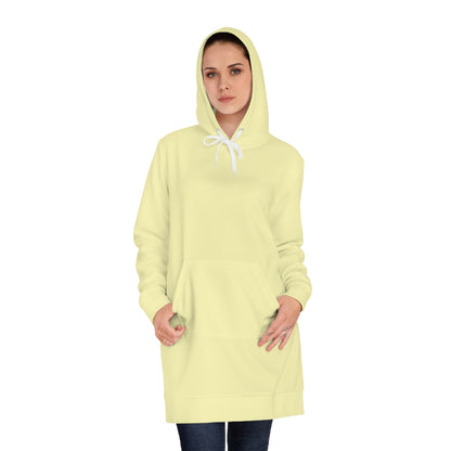 Womens Baby Yellow Hoodie Pajama Dress