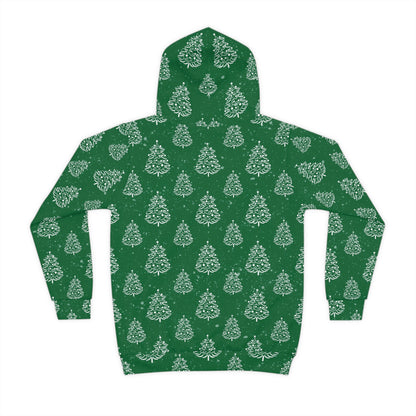 Childrens Christmas Pines Pajama Hoodie