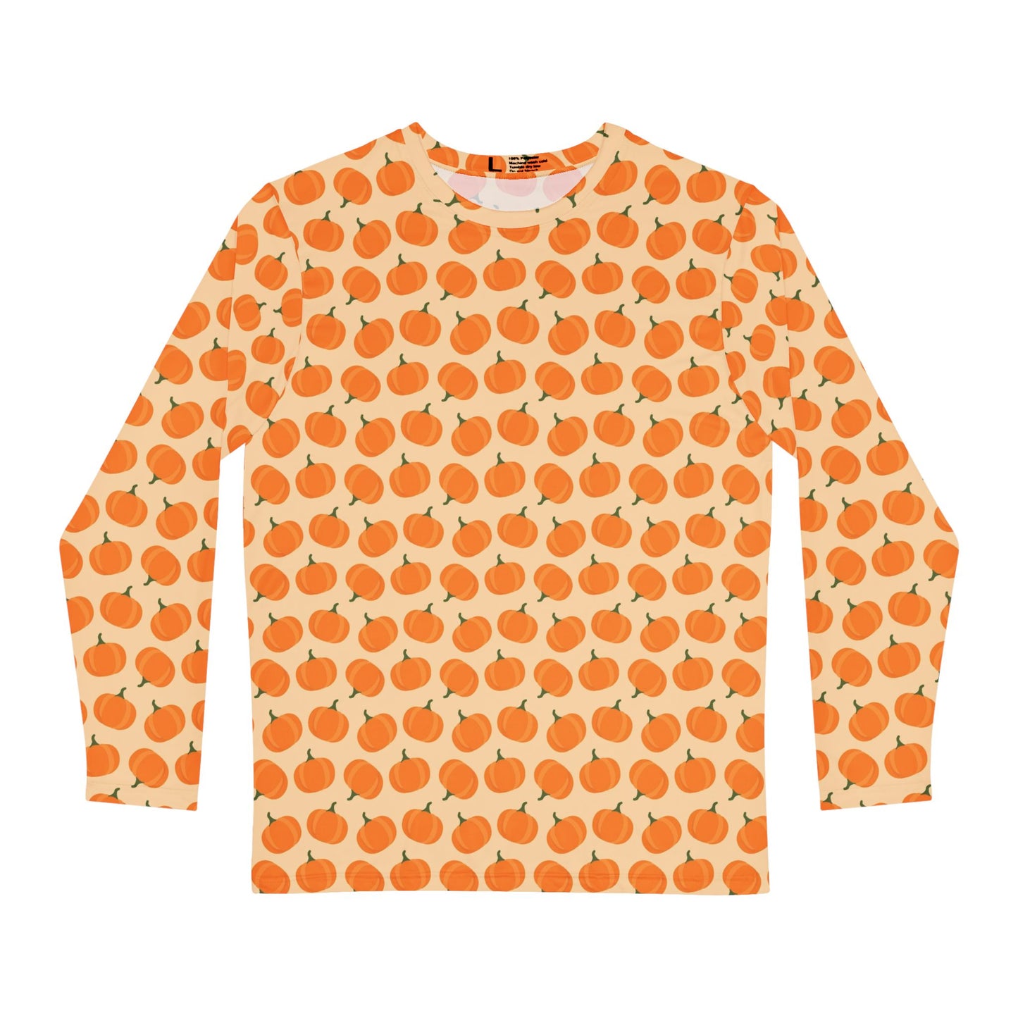 Mens Pumpkin Patch Dreams Long Sleeve Pajama Shirt