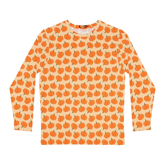 Mens Pumpkin Patch Dreams Long Sleeve Pajama Shirt