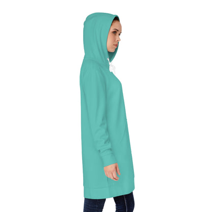 Womens Turquoise Hoodie Pajama Dress