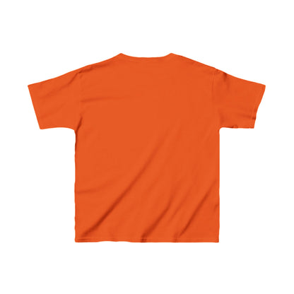 Kids Orange Heavy Cotton Pajama Tee