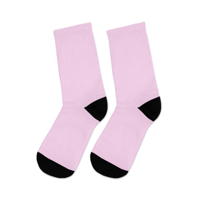 Baby Pink Recycled Poly Socks