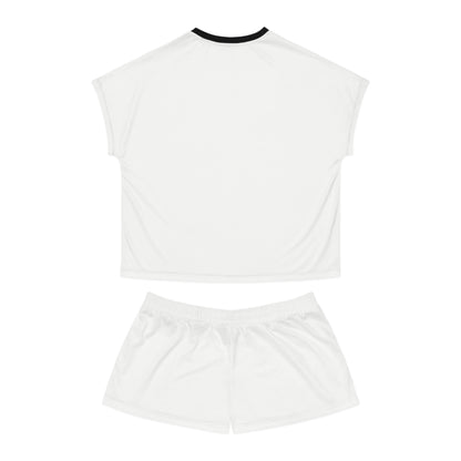 Womens White Short Pajama Set