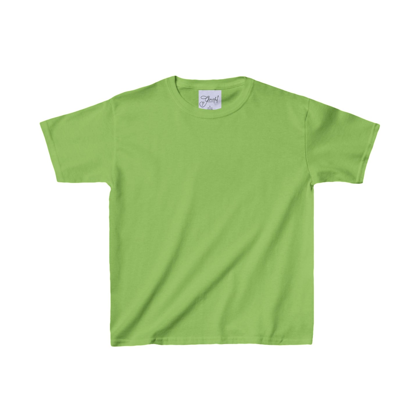 Kids Lime Heavy Cotton Pajama Tee