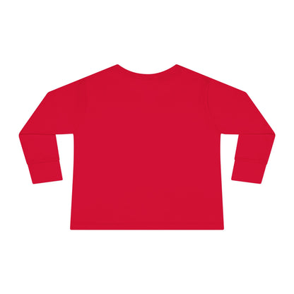 Toddler Red Long Sleeve Pajama Tee