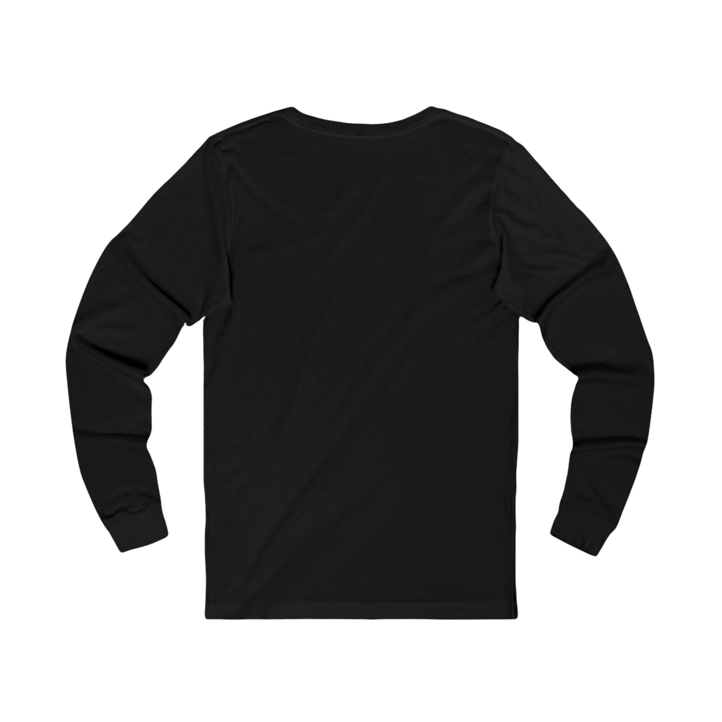 Unisex Black Long Sleeve Jersey Pajama Tee